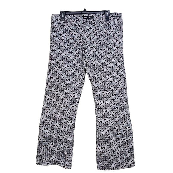 MOTEL Rocks Geometric Printed Flare Pants Womens Size Large - Picture 1 of 13